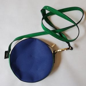 NWT Express Round Blue Shoulder Purse